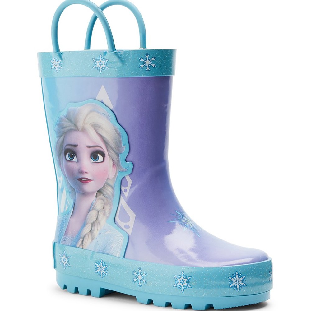 Disney Frozen 2 Anna and Elsa Snowflake Rain Boot